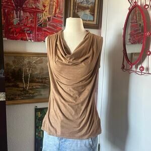 worthington light brown soft tank top